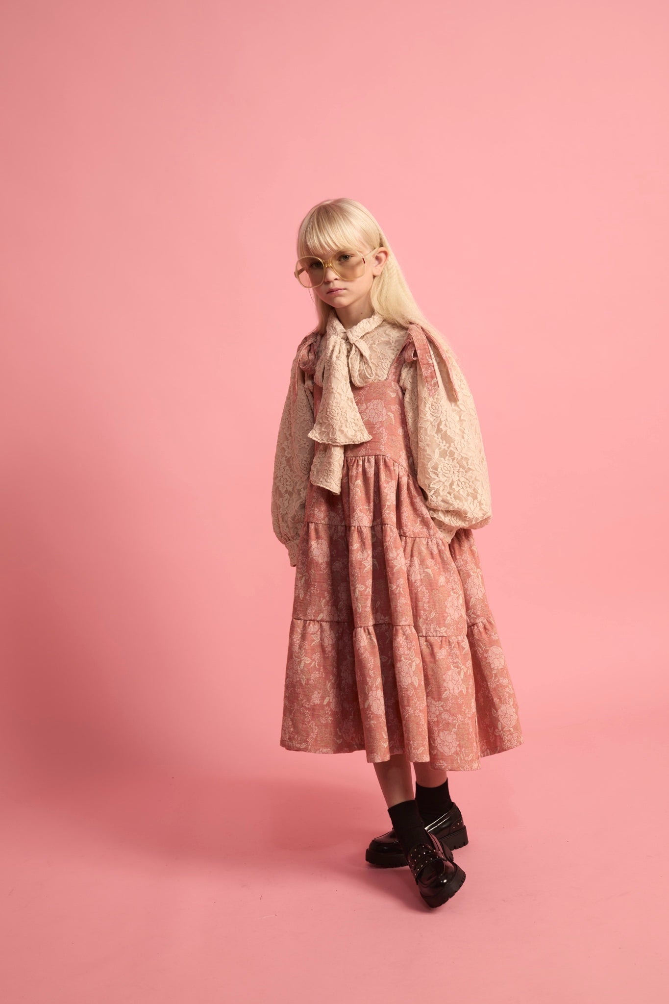Wildflower Straps Dress Pink Flowers