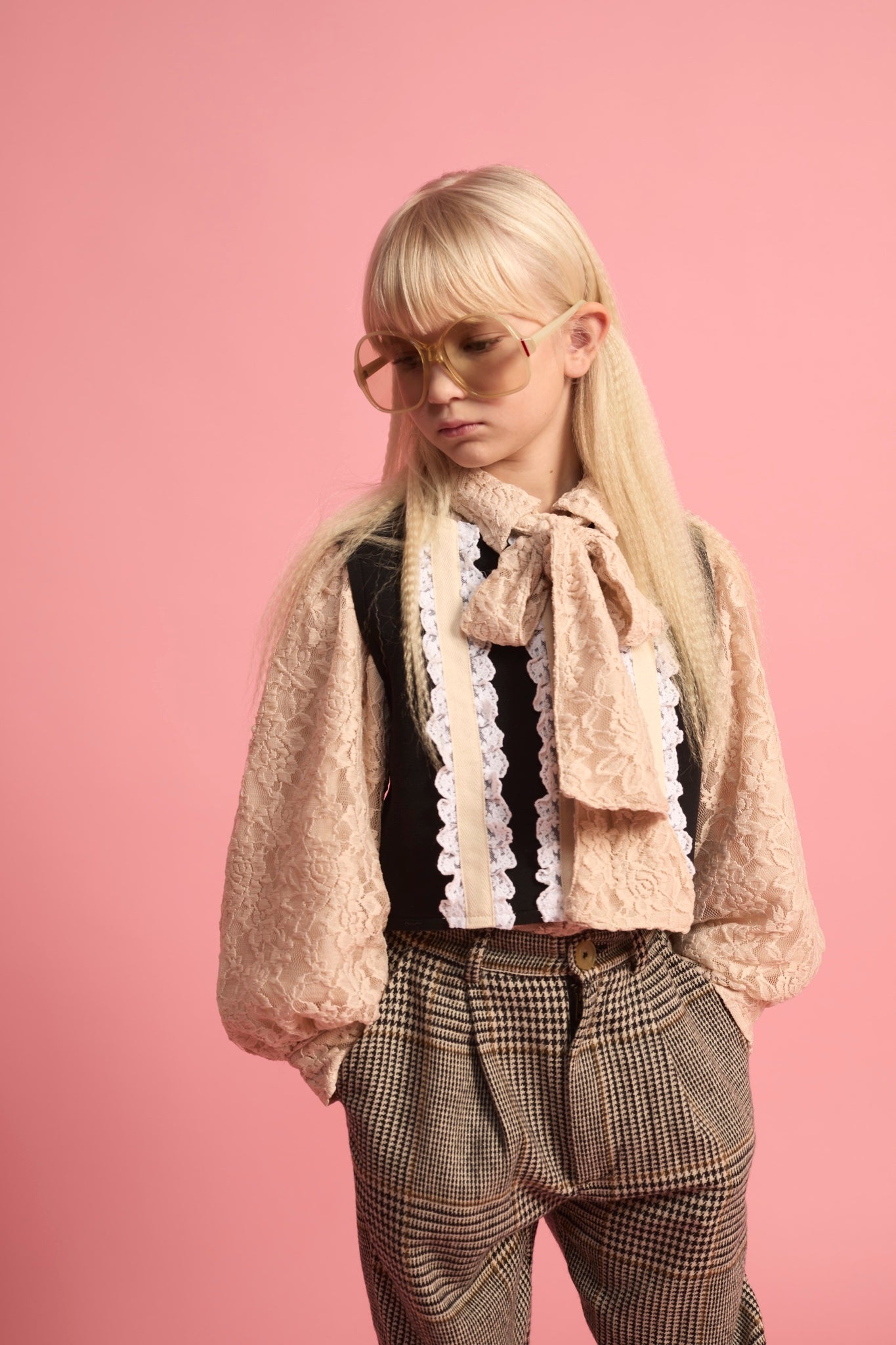 Neoprene Lace Top