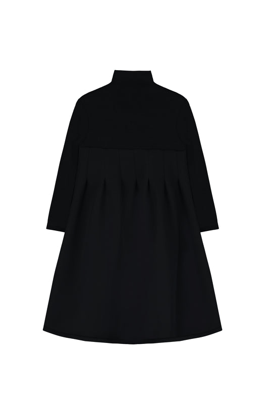 Neoprene Turtleneck Dress
