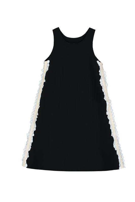 Neoprene Lace Apron Dress