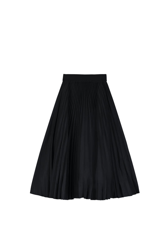 Cupro Pleated Skirt