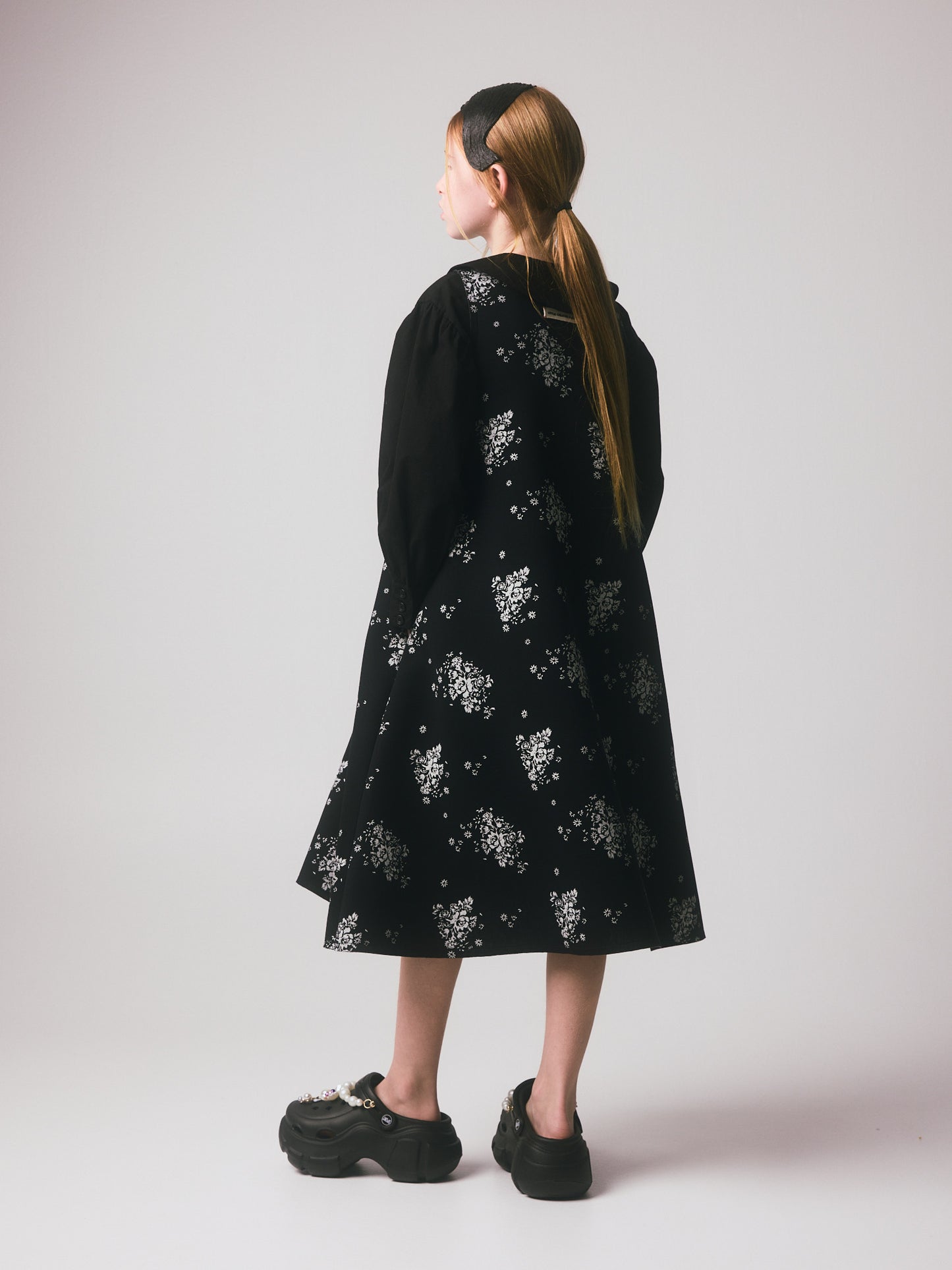 Rosa Apron Dress Black & White