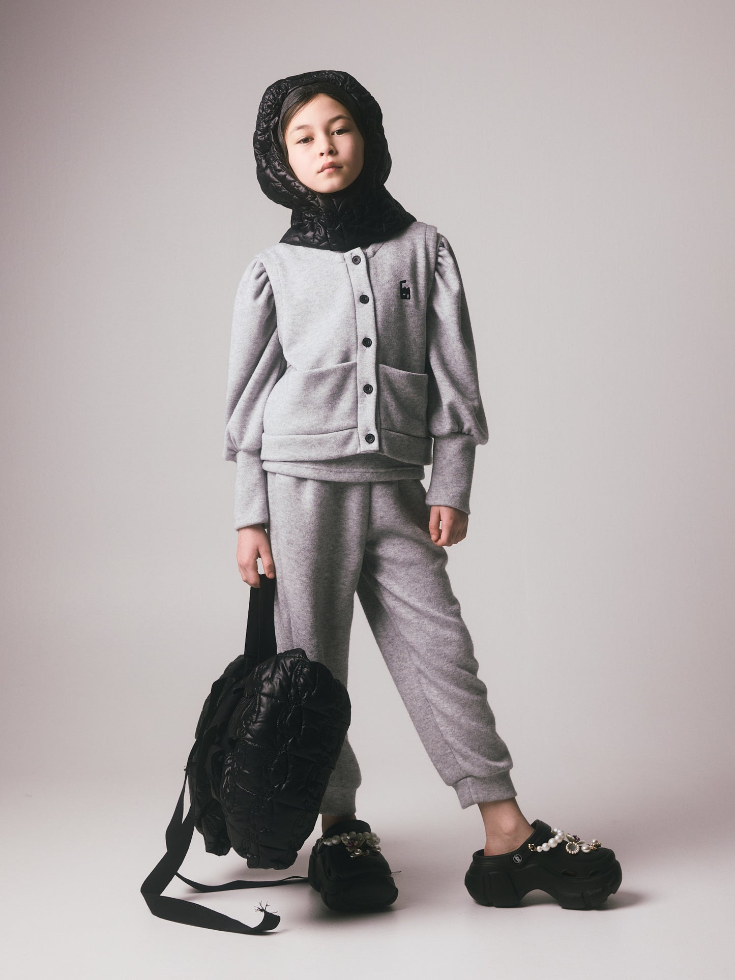 Nikki Turtleneck Top Grey