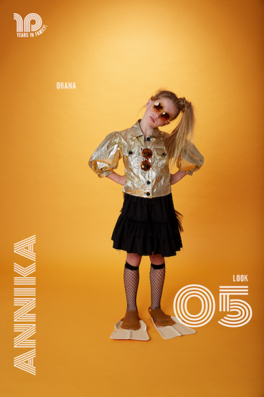 Honolulu Mini Skirt Black