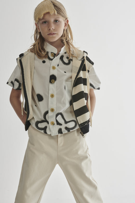 Wonderbloom Shirt White Black