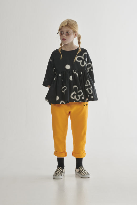 Wonderbloom Top Black White