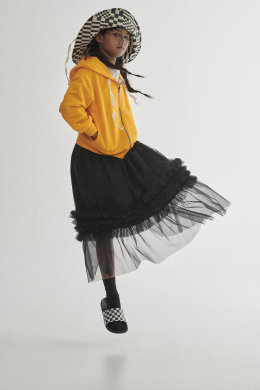 Wednesday Long Skirt Black