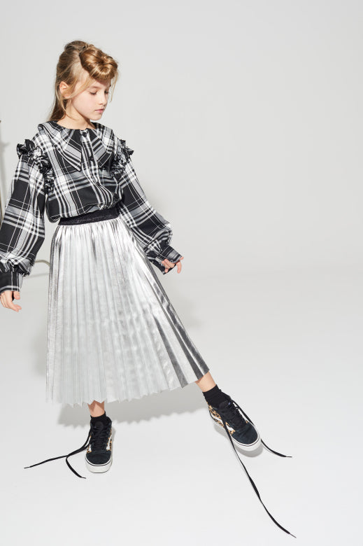 Rock Pleated Skirt