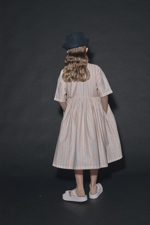 Anchor Dress Cream & Light Apricot