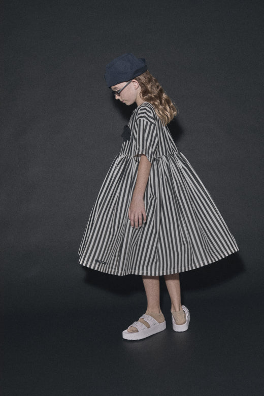 Atlantic Dress Black Plaid Print