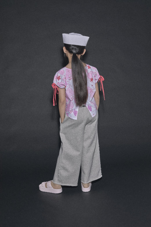 Coral Reef Top Flower Print