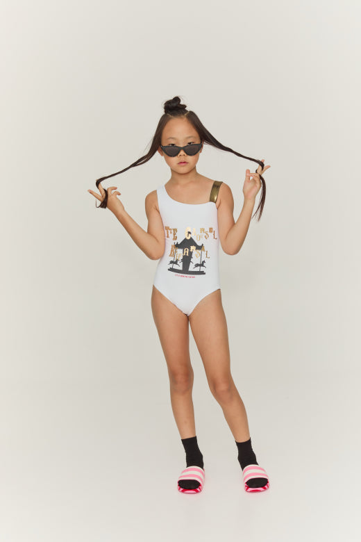 Carousel Bathing Suit White