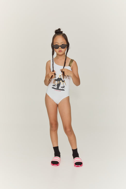 Carousel Bathing Suit White