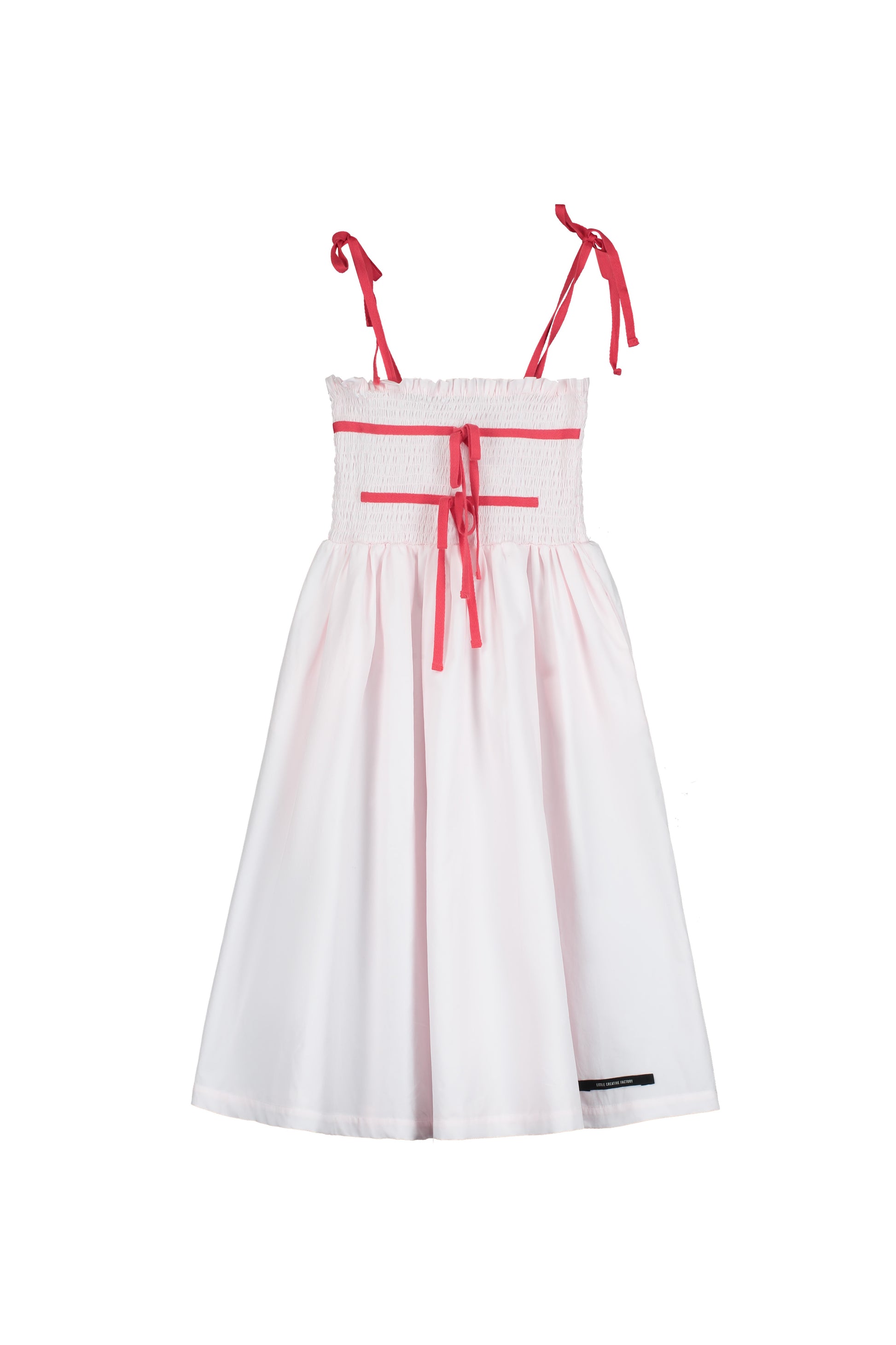 little creative factory pink dress Magic Strap Dress Pale Pink