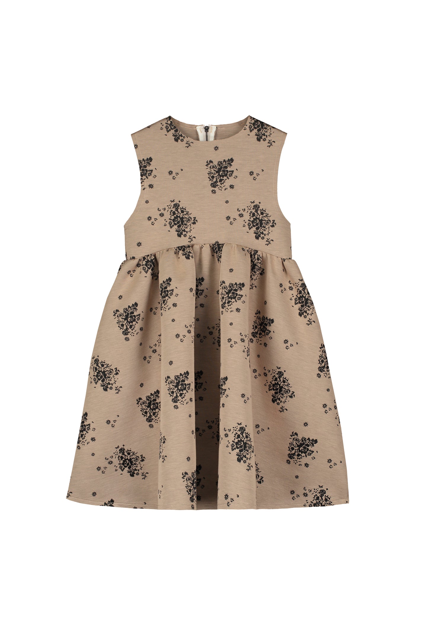 Rosa Dress Camel & Black