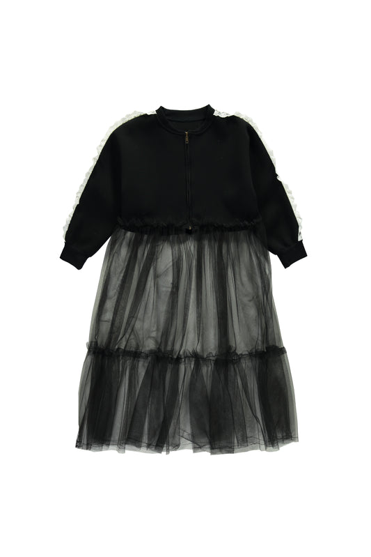 Neoprene Tulle Jacket