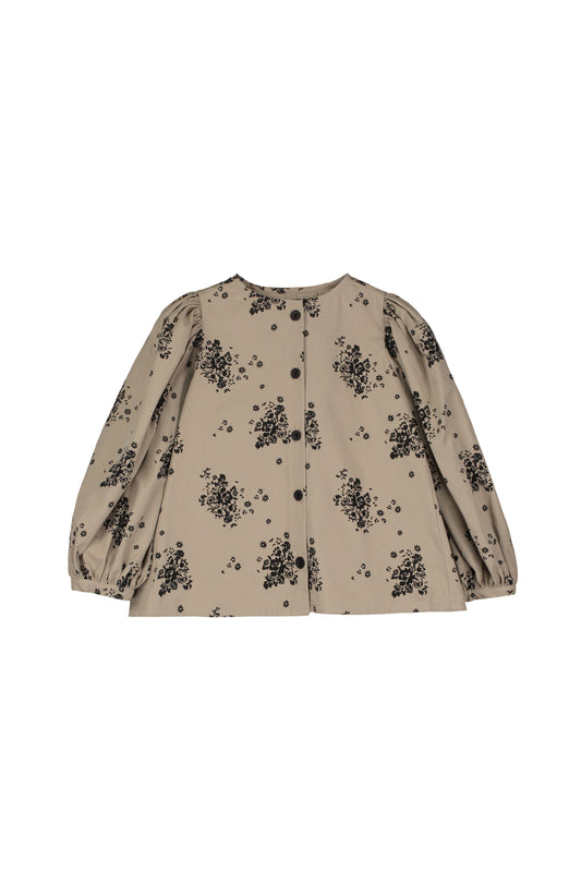 Lilly Shirt Camel & Black