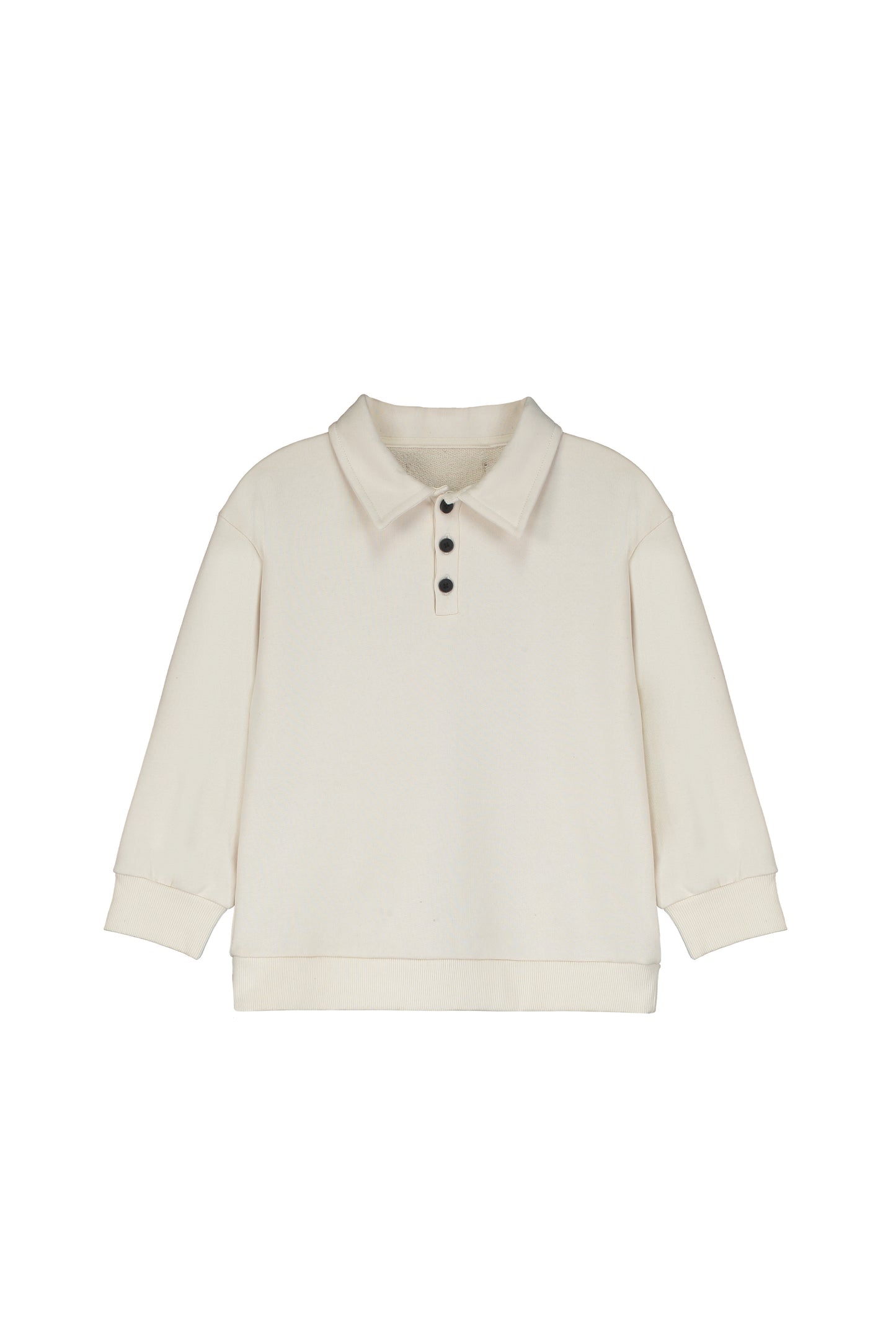 Fleece Polo Cream