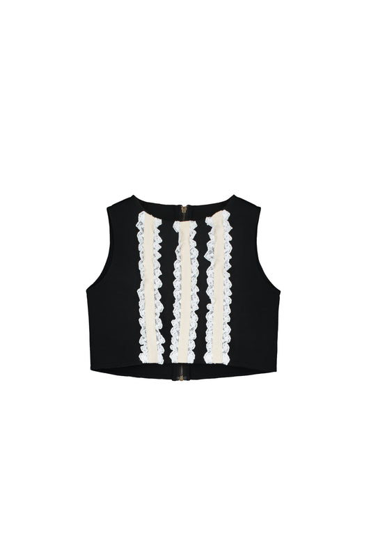 Neoprene Lace Top