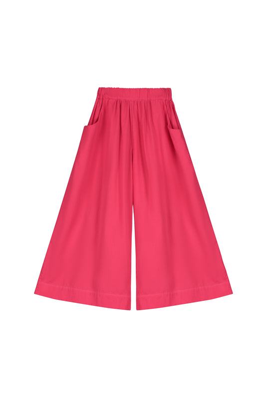 Origami Wide Pants Fuchsia