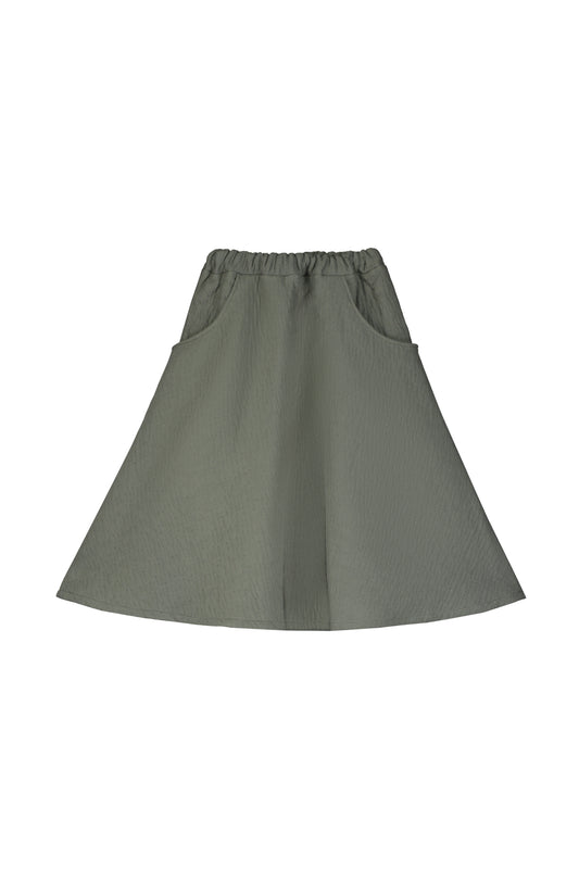 Dune Circle Skirt Dark Green