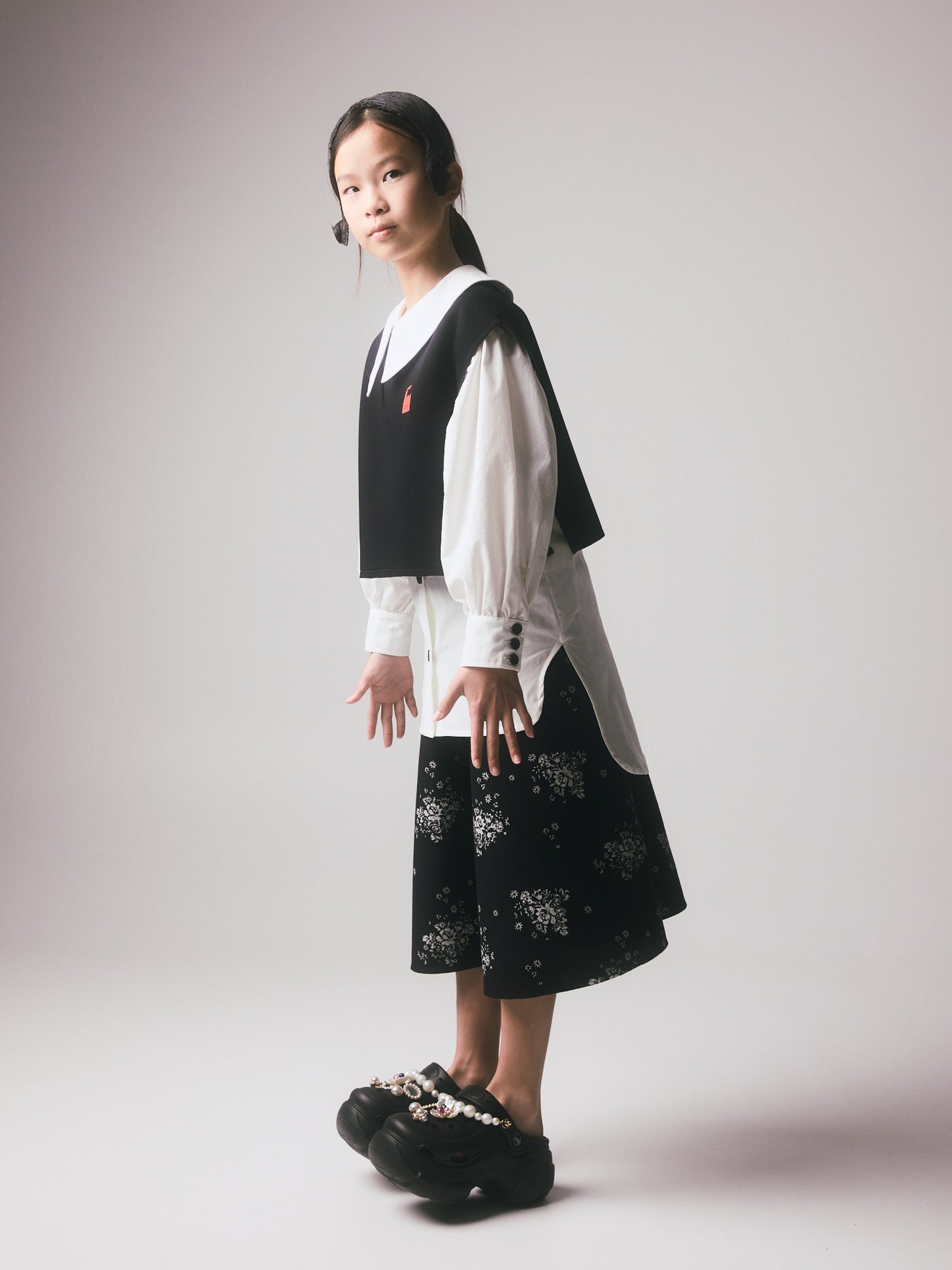 Rosa Skirt Black & White