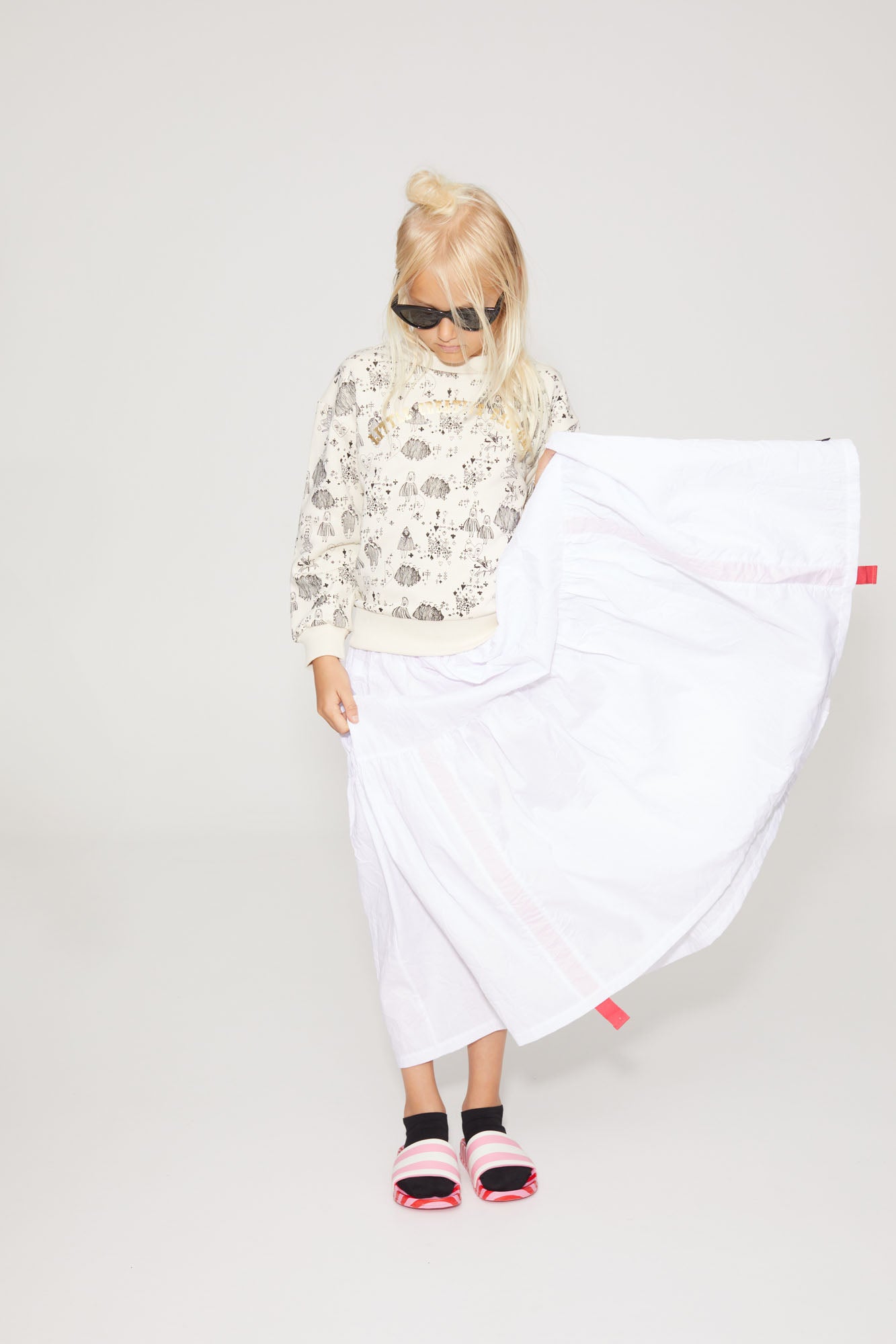 Comical Skirt White