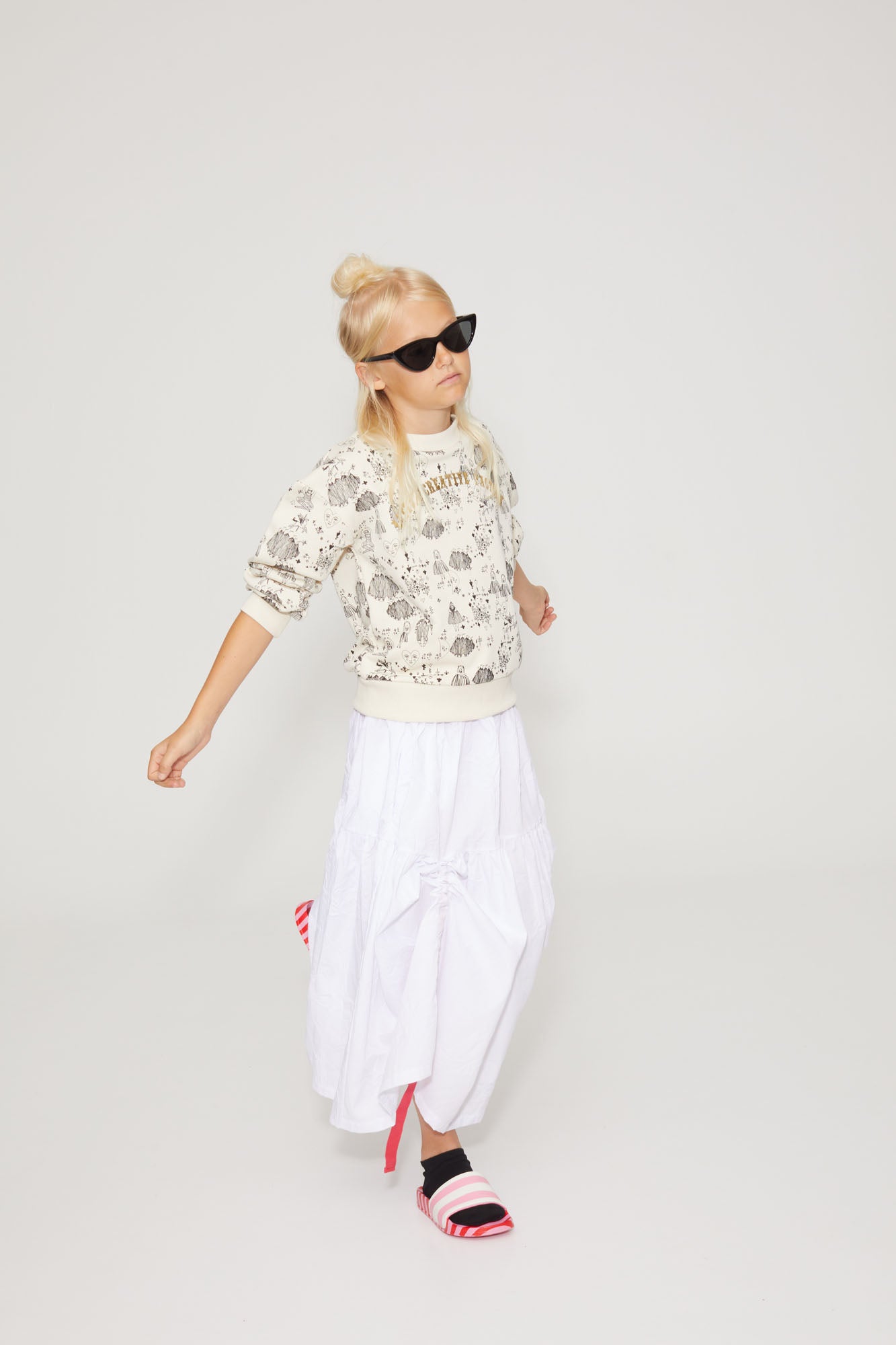 Comical Skirt White