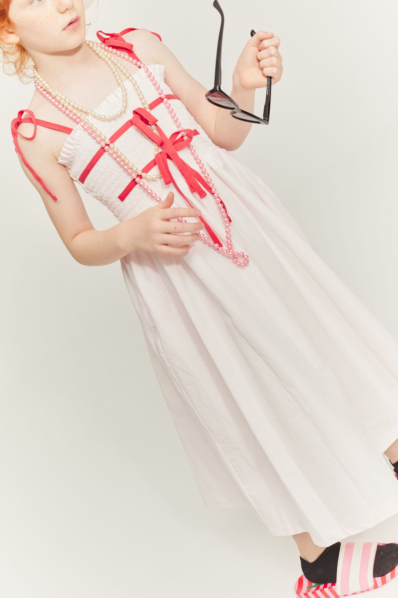 little creative factory soft pink striped dress-pink/cream Soft Pink Striped T-Shirt