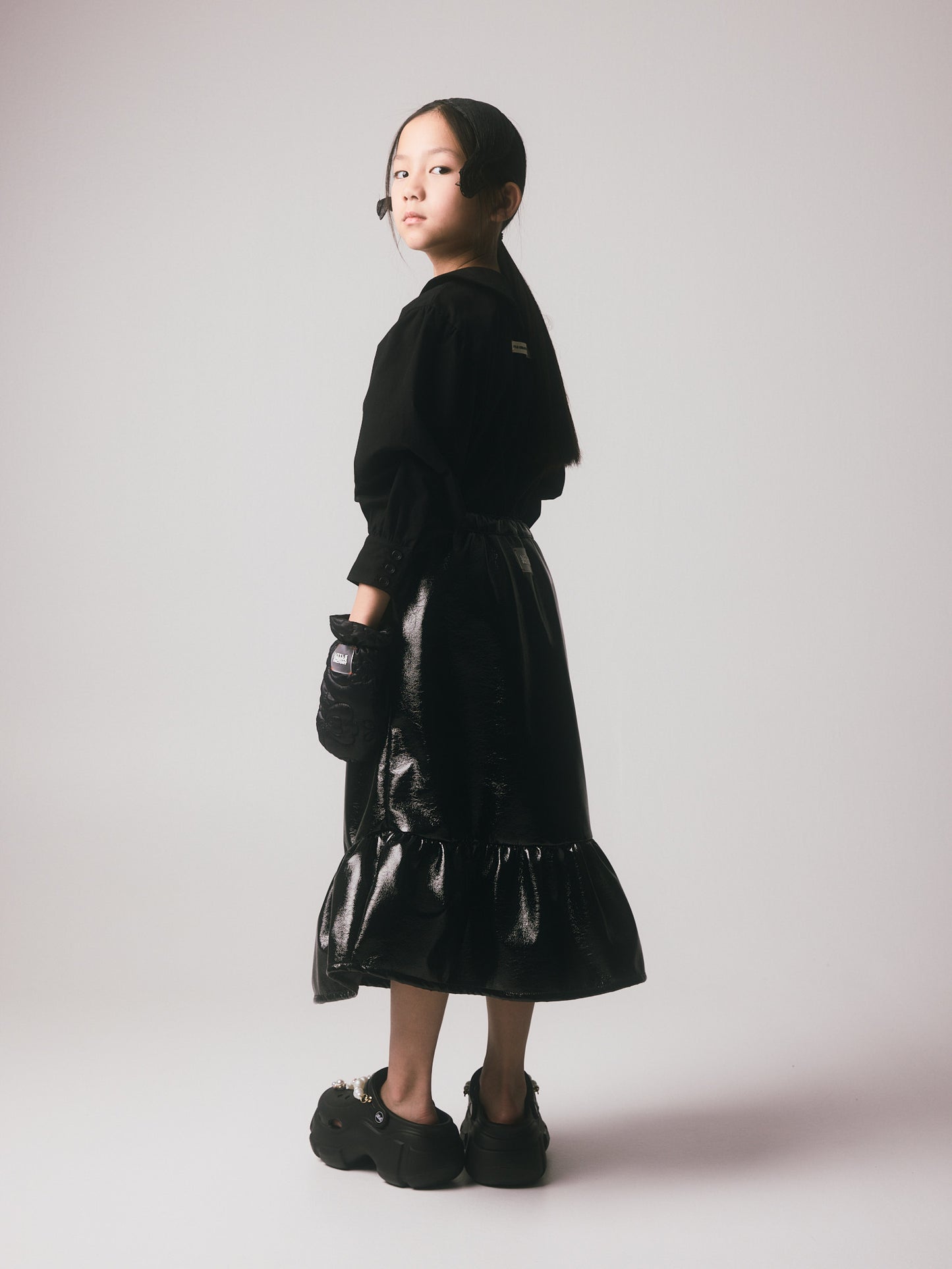 Mia Collar Shirt Black