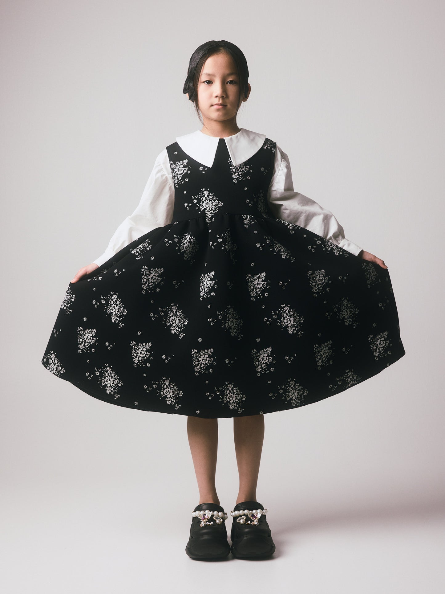 Rosa Dress Black & White