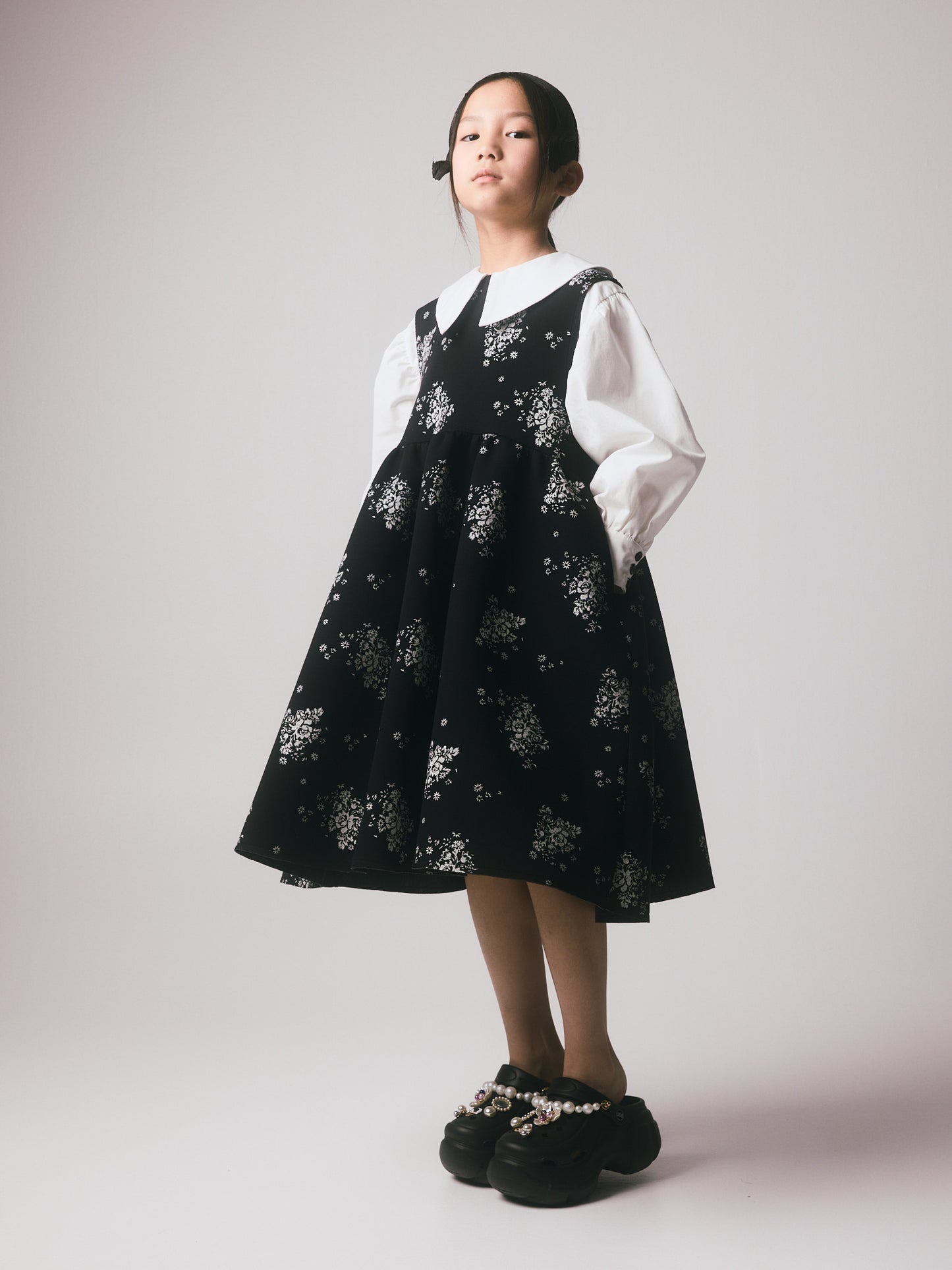 Rosa Dress Black & White