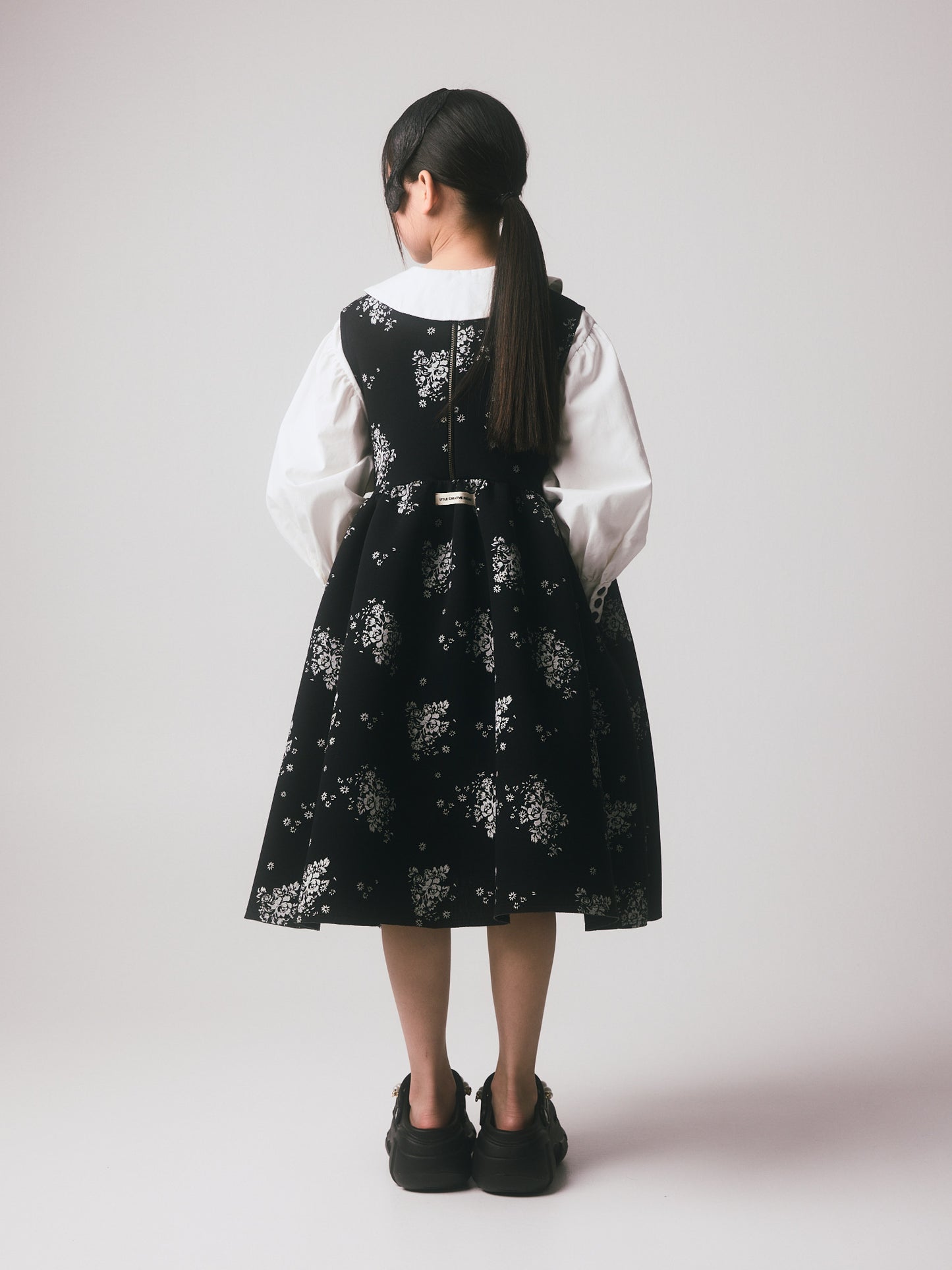 Rosa Dress Black & White