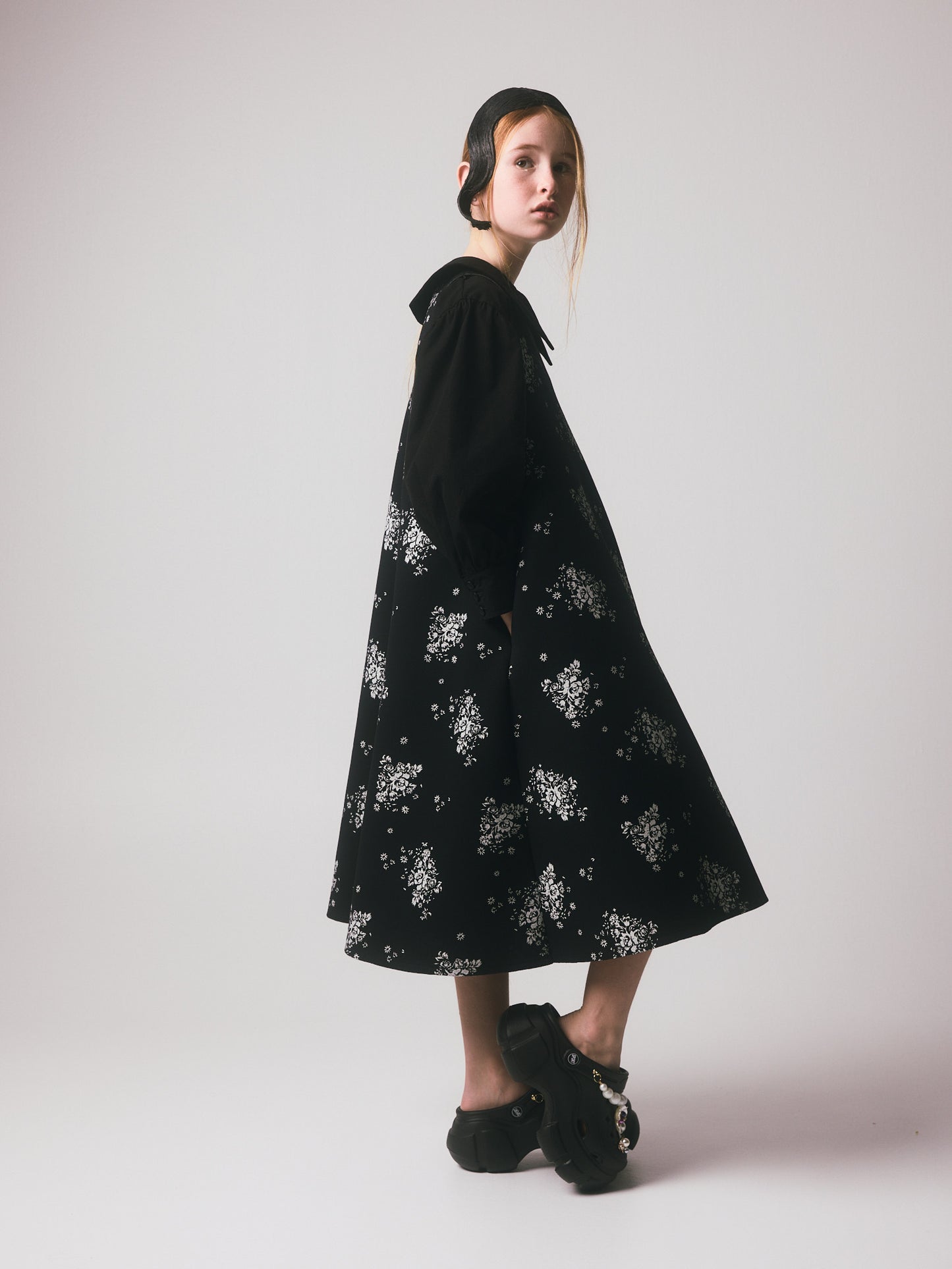 Rosa Apron Dress Black & White