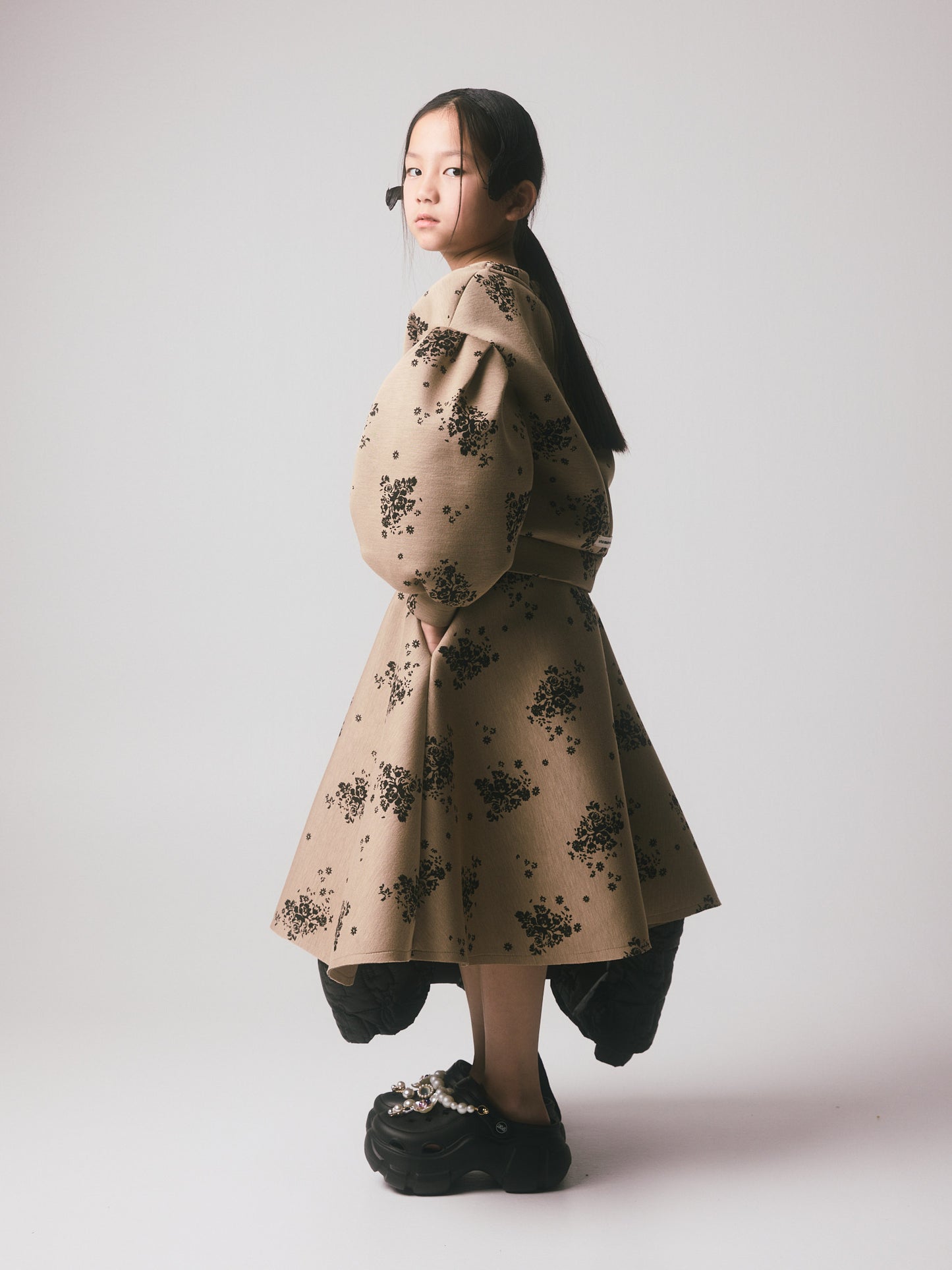 Rosa Skirt Camel & Black