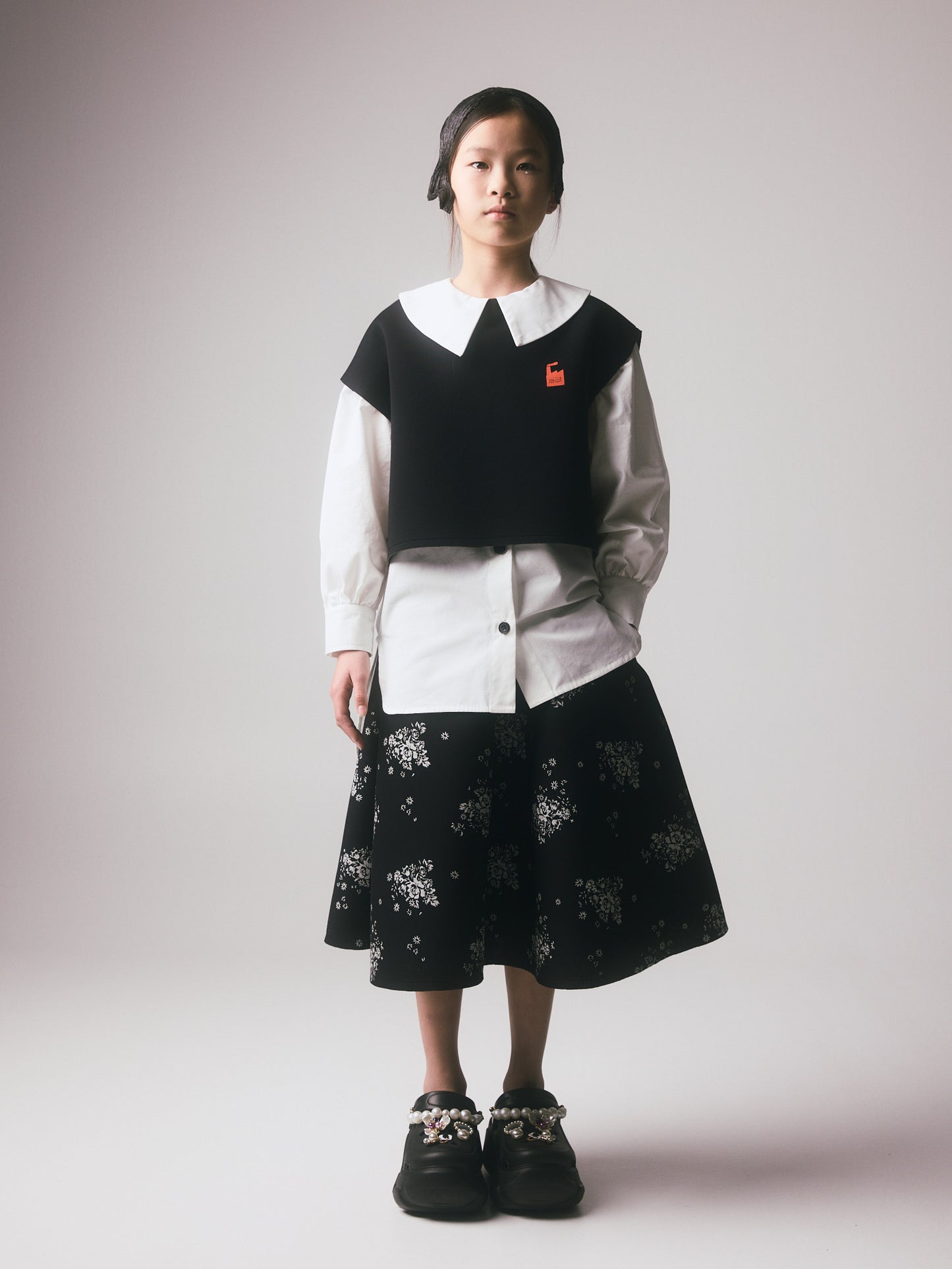 Rosa Skirt Black & White