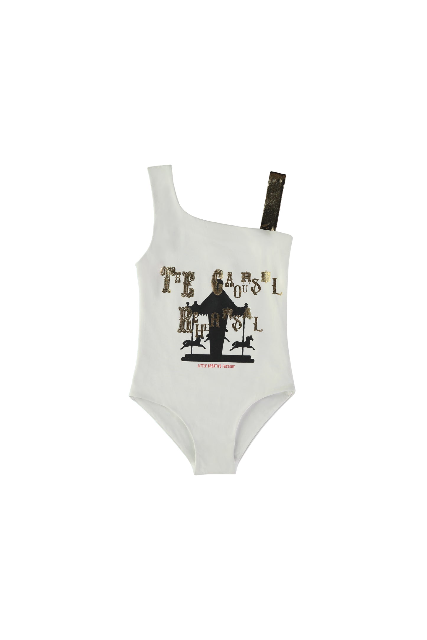 Carousel Bathing Suit White