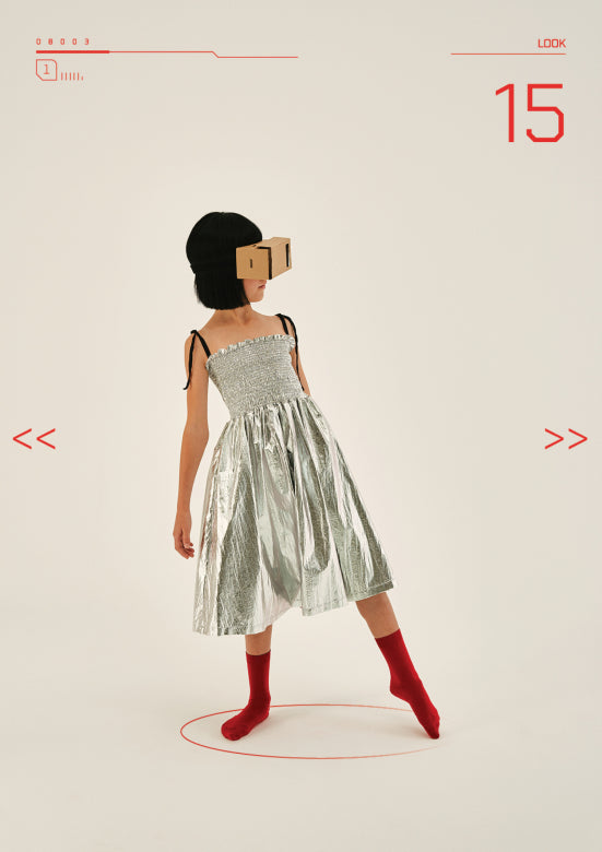 Futuristic Strap Dress