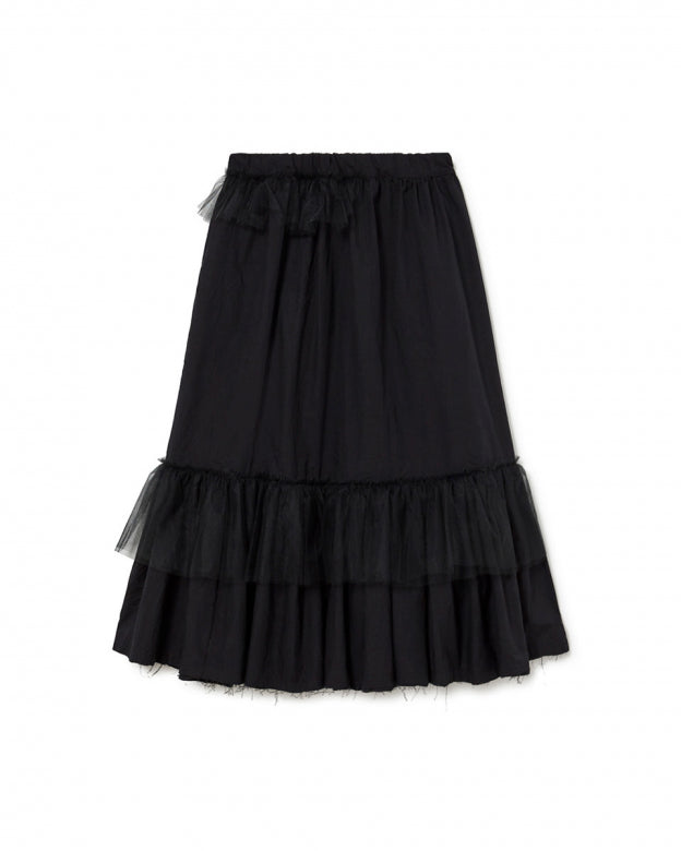 Honolulu Long Skirt Black