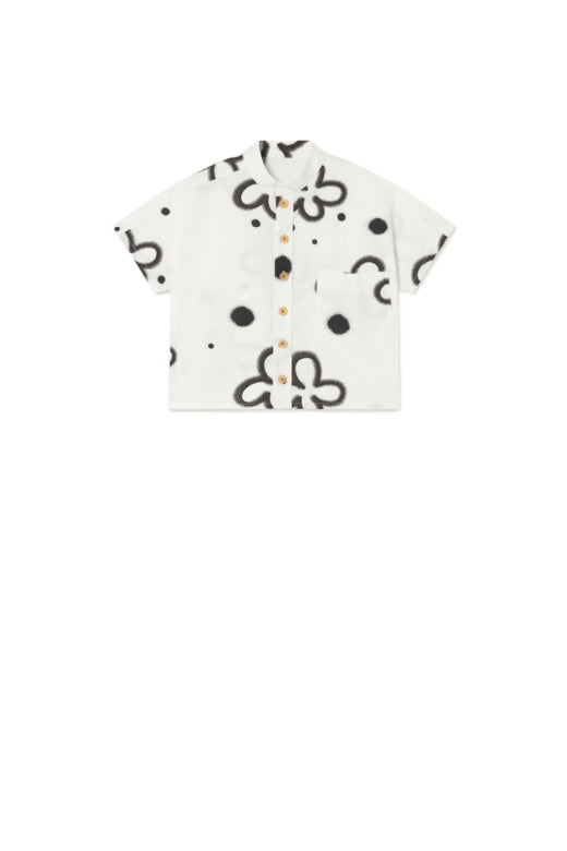 Wonderbloom Shirt White Black