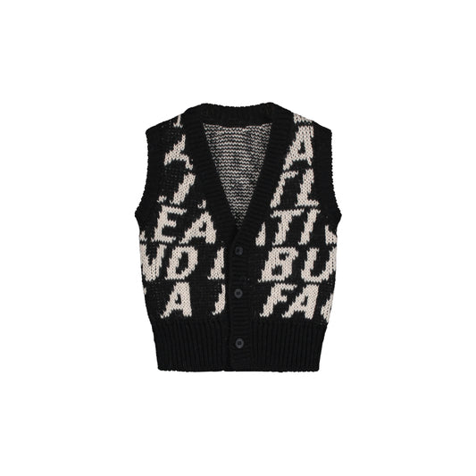 LCF Jacquard Knit Vest