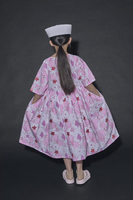 Coral Reef Dress Flower Print