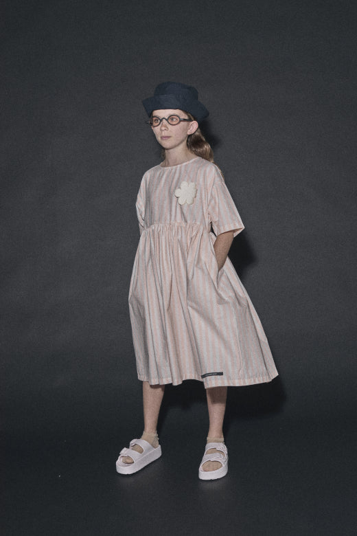 Anchor Dress Cream & Light Apricot
