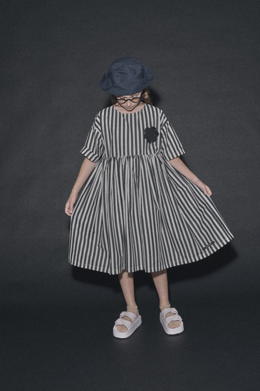 Anchor Dress Cream & Black