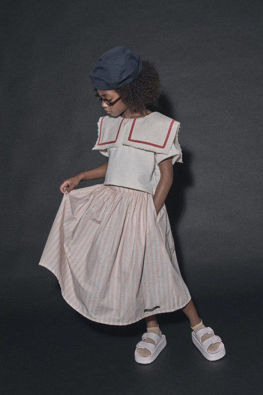 Odissey Crop Sweatshirt Cream