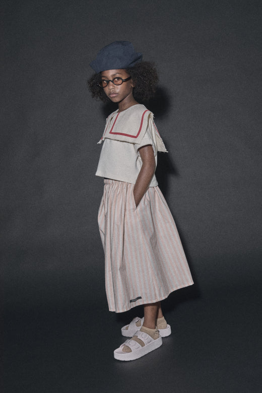 Odissey Crop Sweatshirt Cream