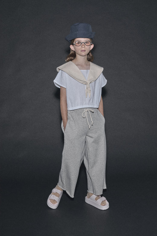 Cruise Collar Top White