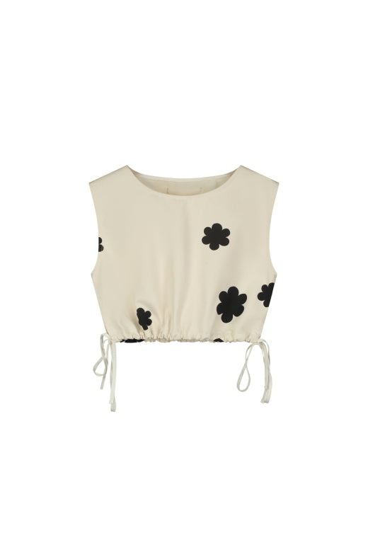 Canvas Coral Reef Crop Top