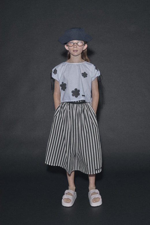 Anchor Skirt Cream&Black