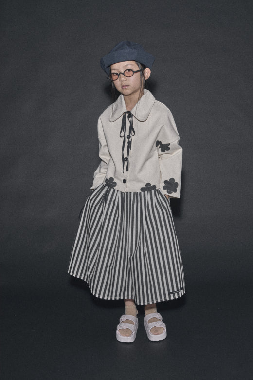 Anchor Skirt Cream&Black